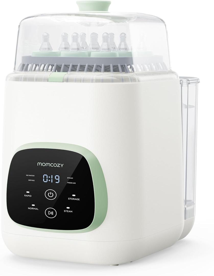Momcozy KleanPal Pro All-in-One Bottle Washer, Sterilizer & Dryer - Matte White
