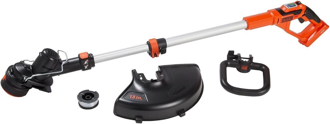 BLACK+DECKER 40V MAX String Trimmer and Lawn Edger, 13 Inch Weed Eater, Far Reach, Battery and Charger Not Included (LST136B)