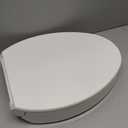 KOHLER 25875-0 Hyten 3" Height, Elevated Soft Close Elongated Toilet Seat, Contoured Seat with Grip-Tight Bumpers, Quick-Attach Hardware, No Slam Toilet Seat, White