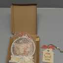 6" Shaking Christmas Ornament 2025 for Family of 2,3,4,5,6,7,8,9,10,11,12,13,14,15,16, DIY Gingerbread Keepsake with Dog Cat, New Home Ornament, Gifts for Xmas Tree Hanging Decor