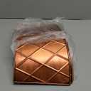 Metal Christmas Tree Collar, Christmas Collars for Artificial Trees, 27.9" Metal Tree Skirt Tree Base Cover Decorative Christmas Tree Ring for Christmas DecorCopper