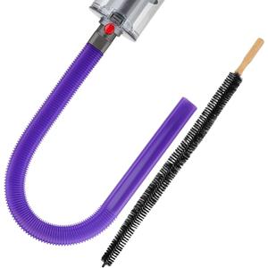 Fullclean Dryer Vent Lint Vacuum Atttachments for Dyson V15 V15s Gen5 V12 V11 V10 V9 V8 V7 Detect Absolute Cyclone Outsize Slim Vacuum Cleaner Crevice Flexible Dryer Lint Remove Tool Cleaner Kit