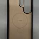 TORRAS Ostand Q3 VegSkin for Samsung Galaxy S26 Ultra Case Leather, 360 Magnetic Stand, Fit for MagSafe, Premium Vegan Leather Case for S26 Ultra Case, Microfiber Lining, Amber Brown