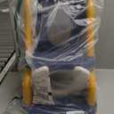 Potty Training Seat with Step Stool, Toddler Potty Training Toilet Seat with Non-Slip Step Splash Guard Safety Handles and Waterproof Cushion, 2 In 1 Toddler Potty Seat (Navy Blue)