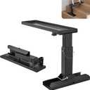VEVOR Ladder Levler, 23.4 L x 11.4-18 in H Support Surface, Steel Ladder Leveling Tool, Folding Pitch Hopper, Stair Ladder Stabilizer Easy to Use,Extension Ladder Accessories for Uneven Ground
