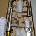 KOHLER K-R22745-SD-VS Semi-Professional Kitchen Sink Faucets with Soap Dispenser, Commercial Kitchen Faucets with Pull Down Sprayer, Vibrant Stainless