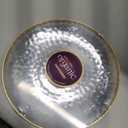 Organic Hammered Clear Gold Rim 9" Plates, Case of 120 (12 packs x 10)