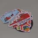 Xuhal 10 Pcs Christmas Cruise Magnets for Door Car Winter Holidays Magnetic Stickers Cruise Decor Funny Boat Anchor Steering Wheel Ship Decal Gift for Cabin Refrigerator Fridge(Christmas Style)