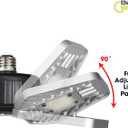 Ontel Beyond Bright LED Ultra-Bright Garage Light - 3 Adjustable Panels, Energy Efficient, Easy to Install, Durable and Long-Lasting Light for Garages, Warehouses and More
