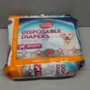 Simple Solution Disposable Dog Diapers, Female Dog Diapers, Puppy Potty Training, Incontinence and Heat Cycle Protection, Large Diapers for Dogs, 18-27 Inch Waist, 30 Count