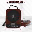 Sourdough Starter Warmer Precise 1F Thermostat Control (70-100F) Sourdough Warming Mat for Kitchen Auto Warming On/Off, 12-Hour Timer,Perfect for Sourdough Fermentation & Home Baking (Wood Grain)