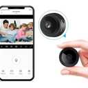 Secret Camera Spy Camera WiFi Home Security Camera Mini Hidden Camera Video Recorder Night Vision Live Feed Playback Phone App Control Nanny Cam Pet Camera