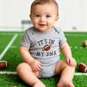 Loveternal Neutral Baby Girls Boys Cotton Romper Cute Saying Newborn Clothes 0-12 Months (Gray)