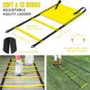 Pro-Grade Kids Backyard Soccer Goal, Tear-Resistant 5-Layer Polyester Soccer Net & 10mm Poles for Maximum Durability, 6x4ft, Pop Up Portable Soccer Training Equipment Set with Size 4 Ball