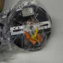 Vintage Wood Pendant Light Fixtures, Modern Farmhouse Walnut Dining Room Chandelier, Mid-Century Ceiling Mount Hanging Light Fixture for Kitchen, Bedroom, Living Room, Foyer, Art Decor, Black (Bottle Shape)