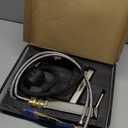 HANLIAN Single Hole Bathroom Pull Out Faucet with Rotating Spout, One Handle Faucet for Bathroom Sink, Modern Bathroom Faucet with Pull Down Sprayer, 3 Modes Vanity Faucets (Brushed Nickel, Regular)