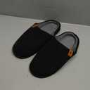 VeraCosy Men's Cozy Slip-on Slippers Corduroy Memory Foam Indoor House Shoes, 13-14