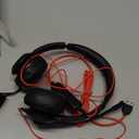 USB Headset with Microphone for PC, On-Ear Computer Laptop Headphones with Noise Cancelling Microphone in-line Control for Home Office Online Class Skype Zoom (USB+3.5mm, Black)