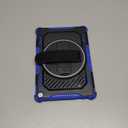 ROISKIN for Fire HD 10 & HD 10 Plus Case 13th Generation 2023 Release with 360 Rotating Kickstand Hand Strap (No Screen Protector) (Blue-Black)