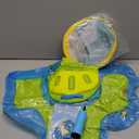 Free Swimming Baby Inflatable Baby Float with Sun Canopy Size Improved Infant Pool Floaties Swimming Pool Toys for The Age of 3-36 Months (Blue, Large)