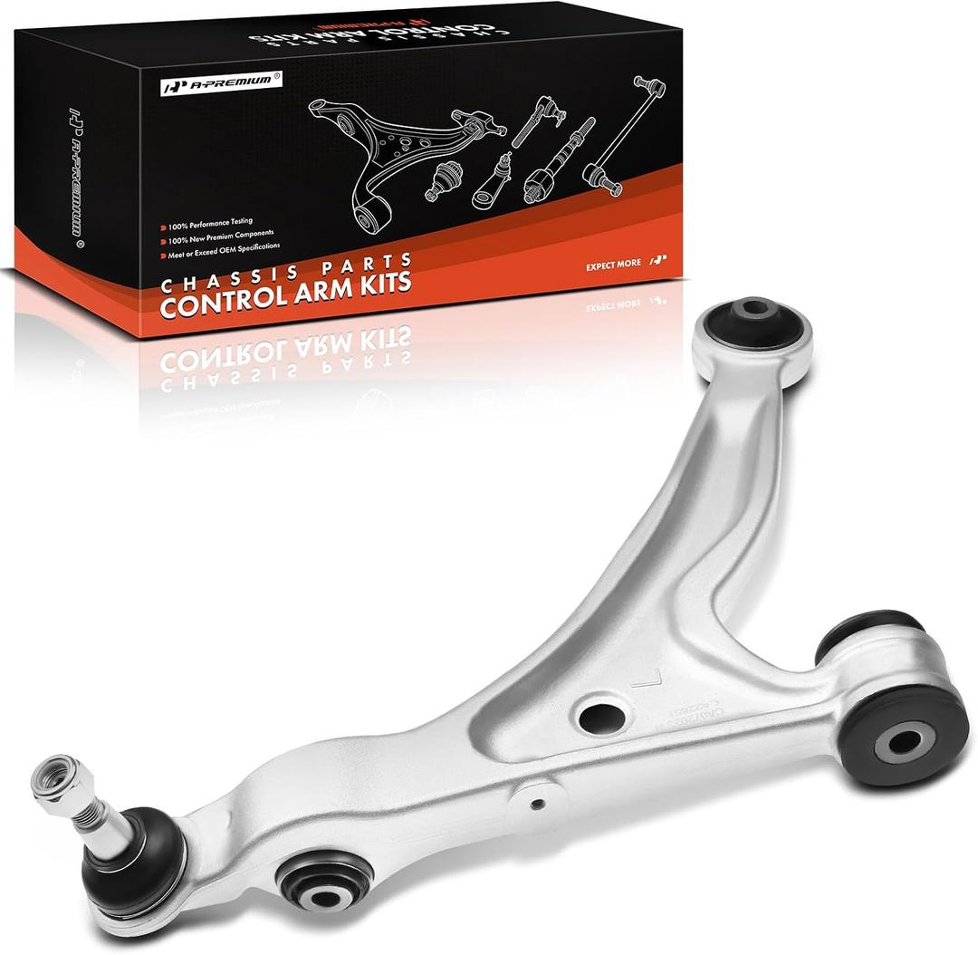 A-Premium Front Left Lower Control Arm, with Ball Joint & Bushing | Compatible with Mazda MX-5 Miata 2006-2015