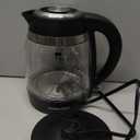 Chefman Electric Kettle, 1.8L 1500W, Hot Water Boiler, Removable Lid for Easy Cleaning, Auto Shut Off, Boil-Dry Protection, Stainless Steel Filter, BPA Free, Borosilicate Glass Electric Tea Kettle (Black)