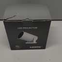 Mini Portable Projector 4K WiFi 6 BT 5.2 Upgraded Portable Projector Full HD Supported for Phone /PC /TV /HDMI /PS5 /Laptop Auto Keystone Home Theater 180 Rotation [Built-in App] White