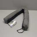 hyha 36 Inch Door Draft Stopper, Blocks Hot Cold Air with Removable Washable Cover, Gaps Up to 3 Inch, All-Season Noise and Wind Seal, Under Draft Stopper for Bottom of Door Window, Grey (Gray)