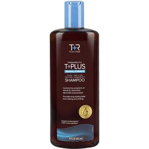 True+Real Coal Tar Therapeutic Plus Tar Gel Anti-Dandruff Shampoo Original Strength 0.5% Coal Tar, 16 Fl Oz, Pack of 1