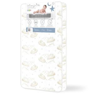 Dream On Me Twilight 5 88 Coil Inner Spring Crib & Toddler Mattress  Brown Cloud, Greenguard Gold & BSA Certified, Waterproof & Stain-Resistant Cover, Fits Standard Full-Size Cribs & Toddler Beds
