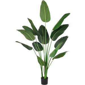 Worth Garden Artificial Bird of Paradise Plant 5.9ft, Tall Faux Tropical Tree for Home and Office Dcor, Lifelike Greenery for Indoor and Outdoor Use
