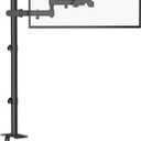 Bracwiser Single Fully Adjustable Standing Height Monitor Arm Stand Mount 800mm Tall for Monitor Computer Screen 13 15 17 19 20 22 23 24 26 27 30 32 inch VESA 75 100 (MD7821)