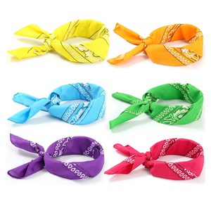 21 Inch Assorted Neon Bandana 12 Pack, Assorted Neon Bandana in Bulk