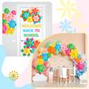 18 Pcs Mexican Paper Flowers Decor for Wall DIY Paper Fiesta Bulletin Board 3D Colorful Mexican Backdrop Decoration for Classroom Back to School Carnival and Holiday Party(Lotus-Shaped,Rainbow)