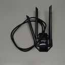 NEWFAST AC1300 Mbps USB WiFi Adapter for Desktop PC NF-U329, 2.4G/5G Wireless Network Adapter with 4 Dual Band Antennas, USB 3.0 WiFi Dongle for Desktop PC Supports Windows XP/7/8/8.1/10/11 (Black)