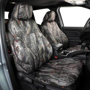 Custom Fit Tacoma Camo Seat Covers for Select Toyota Tacoma (Petrol) 2024-2026 Double cab SR,SR5,TRD Sport,TRD Off-Road,Limited Camouflage Seat Covers -Full Set(Neoprene Jungle Camouflage)