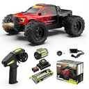 RIAARIO RC Cars 1/14 Scale Monster Truck, Brushless RC Truck, 50 mph, 4WD, Waterproof, Red, Ages 8+
