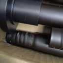 Matte Bronze Shower Curtain Rod,1 Inch Diameter Stainless Steel Adjustable Spring Tension Rods 32 to 68",with Holders,Anti-Slip,Curtain Rods No Drilling(1 Pack)