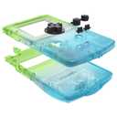 IPS Ready Upgraded eXtremeRate Gradient Translucent Green Blue Replacement Shell Full Housing Cover Buttons for Gameboy Color Fit for OSD IPS & Regular IPS & Standard LCD Not Console & IPS Screen
