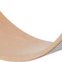 ECR4Kids Balance Board, Montessori Toy, Light Grey, 35.25" W x 8.5" D x 12" H