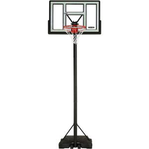Lifetime Pro Court Height Adjustable Portable Basketball System, 44 Inch Backboard, Blue/White