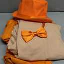 Harry and Lloyd Costume Adults Dumb Blue Dumber Orange Tuxedo Top Hat with Bow Tie 90s Halloween Costumes for Men (Medium)