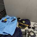 QUJQOM Police Costume for Girls Kid Halloween Costumes Police Officer Cosplay Outfit Toddler Cop Costume Set with Accessories 7-8Y