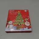 Garma 48Pcs Mini Christmas Ornaments Small Christmas Tree Decorations Set with Santa Claus Snowman Bells Tiny Xmas Hanging Ornaments Miniature for Christmas Tree Decor