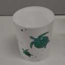 WILLBOND Sea Turtle Utensil Holder for Kitchen Counter Cute Acrylic Cooking Utensil Crock Organizer Countertop Spoon Holder Caddy Coastal Kitchen Decor Housewarming Gift