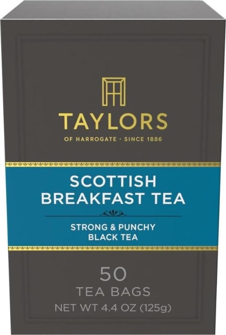 3 x Taylors of Harrogate Scottish Breakfast Black Tea, 50ct (Pack of 1) (EXP 01/27/28)
