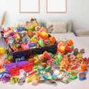 300 PCS Party Favor for Kids Goodie Bags Stuffers, Prize Box Toys for Kids Classroom Bulk, Small Fidget Toys Pinata Egg Fillers, Treasure Chest for Students Rewards, Carnival Prizes, Birthday Gifts