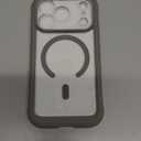 Miracase Magnetic for iPhone 17 Pro Case 6.3" [Compatible with MagSafe] Full-Body Phone Case with Built-in Glass Screen Protector & Camera Control,Drop Proof iPhone 17 Pro Cover, Grey Titanium