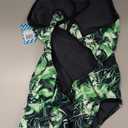 iSwim Breeze Thin Strap One Piece Swimsuit Women's' Competitive Swimwear, Training Fit, Quick Dry, UPF 50+, Lined & Chafe-Resistant - Green - 38