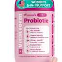 Womens Probiotic 20 Billion CFU 5-in-1 Daily Support for Digestive, Vaginal & Urinary Health with Cranberry, D-Mannose, Prebiotics & Hyaluronic Acid 30 Capsules (Exp Date: 03/2027)